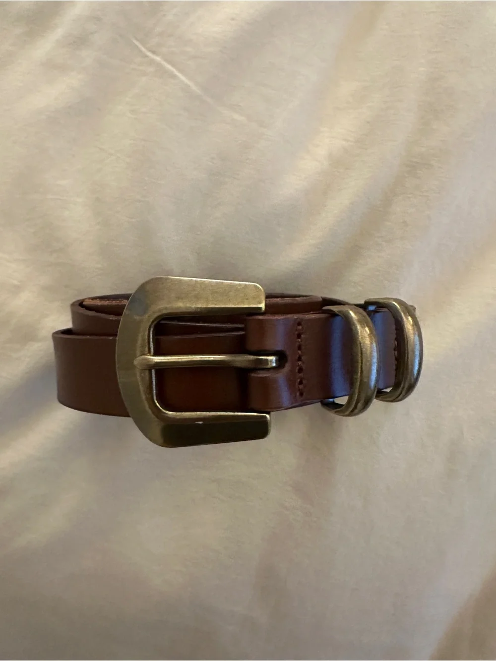 Banana Republic Brown Leather S with additional holes fit waist